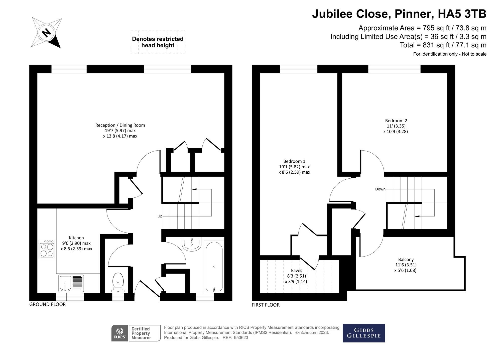 2 bed for sale in Jubilee Close, Pinner, Middlesex HA5 Zoopla