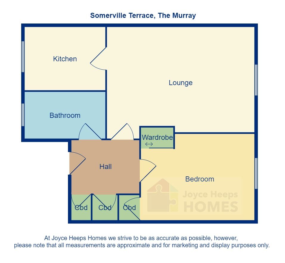 1 bed flat for sale in Somerville Terrace, The Murray, East Kilbride