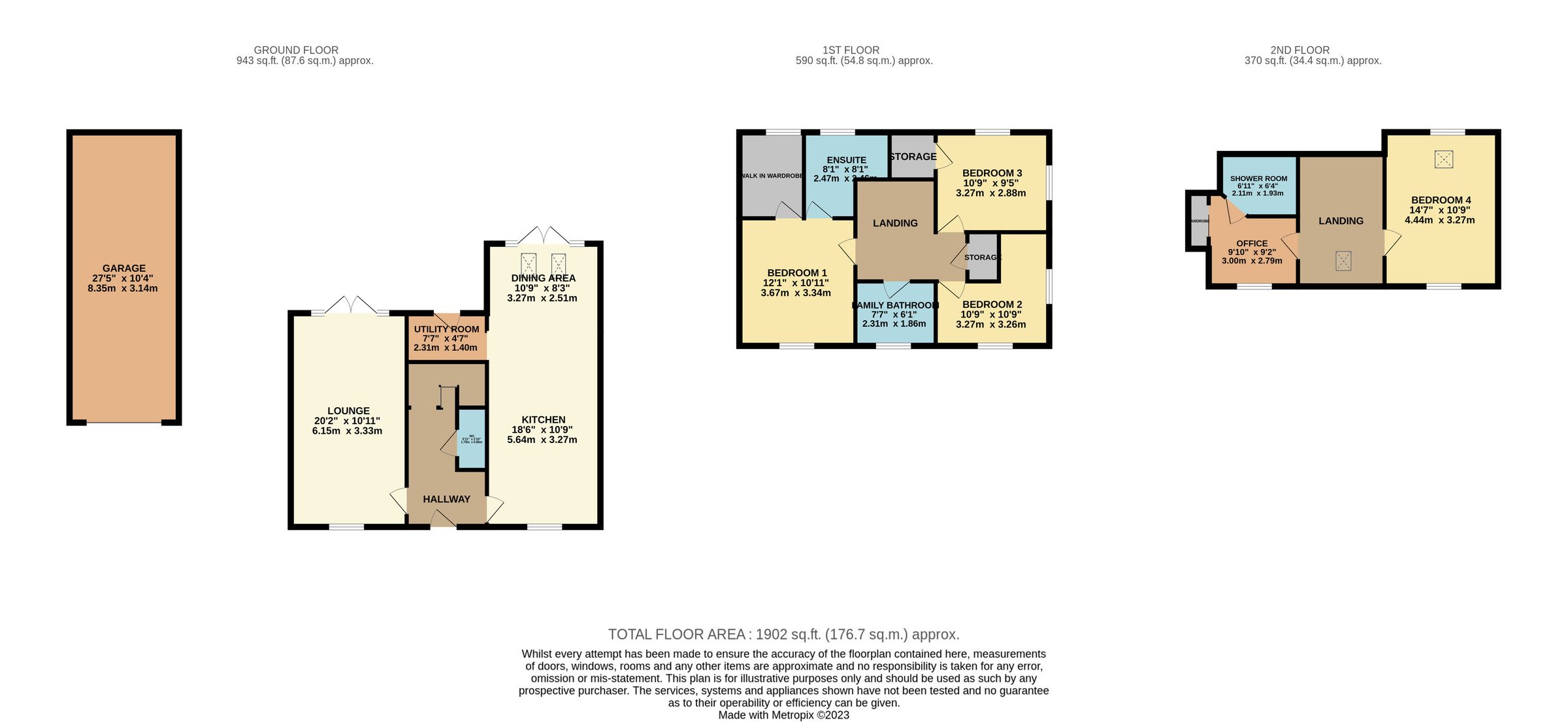 4 bed detached house for sale in Dalziel Drive, Whittington, Worcester