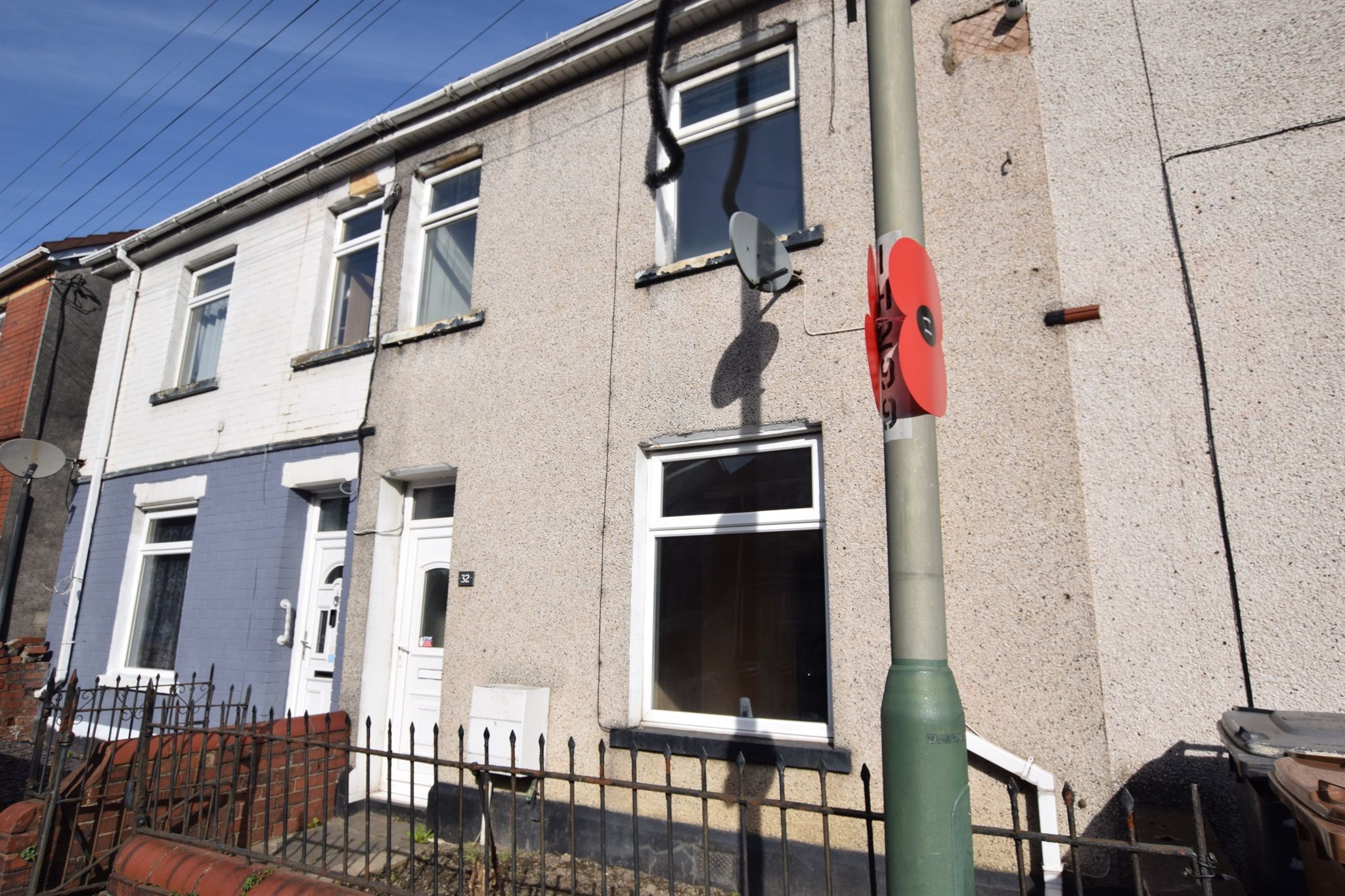2 bed terraced house for sale in Risca Road, Cross Keys, Newport NP11