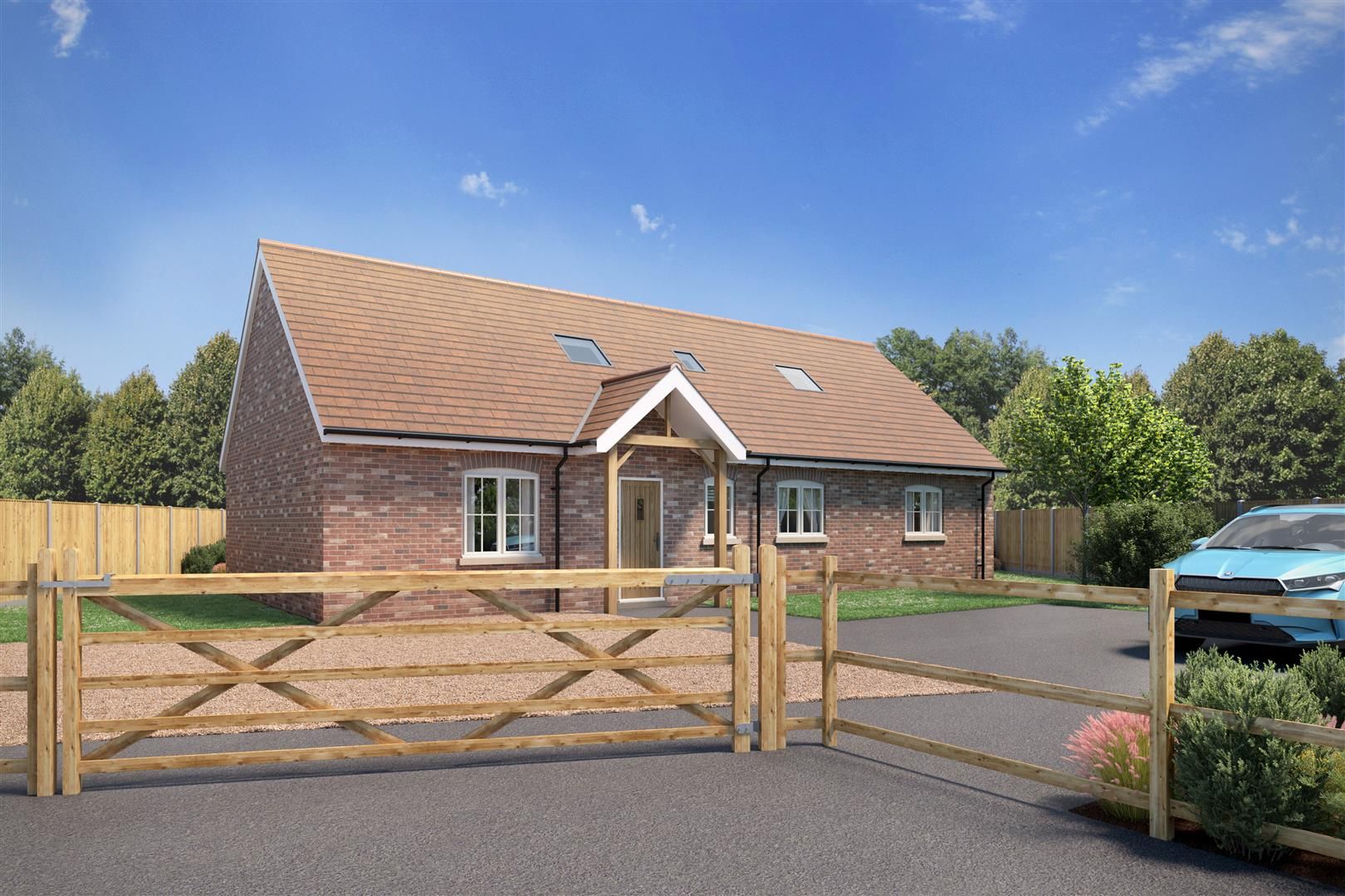 New home, 3 bed detached bungalow for sale in Streetly End, West