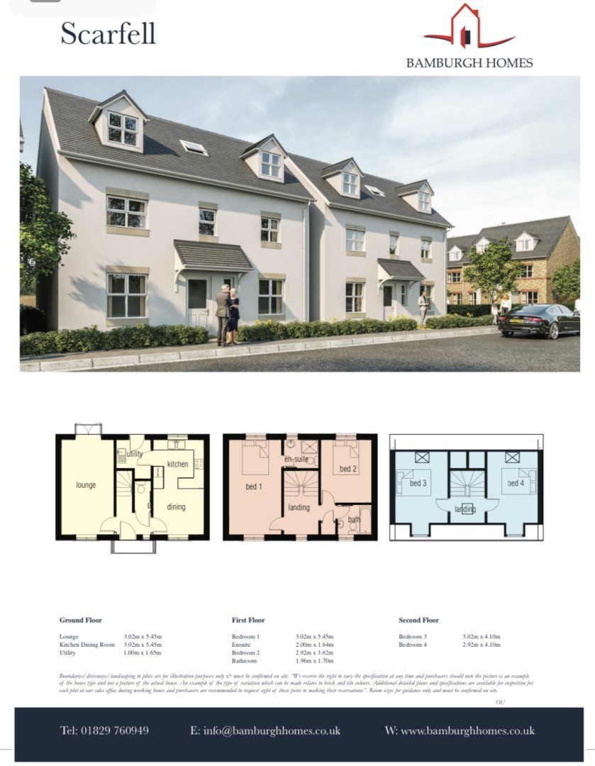 New home, 4 bed detached house for sale in Flass Lane, BarrowIn