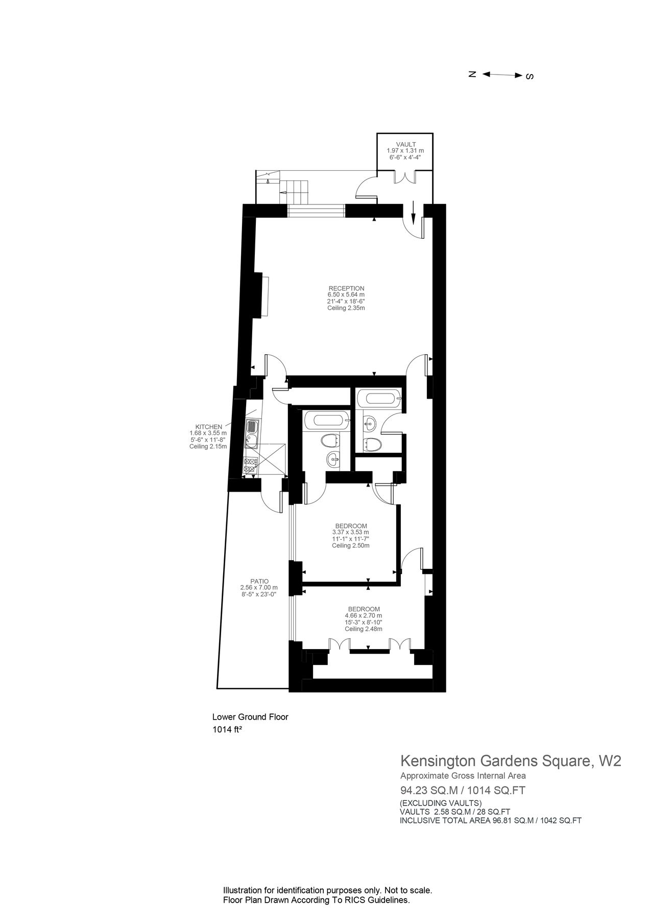 2 bed flat for sale in Kensington Gardens Square, Bayswater, London W2