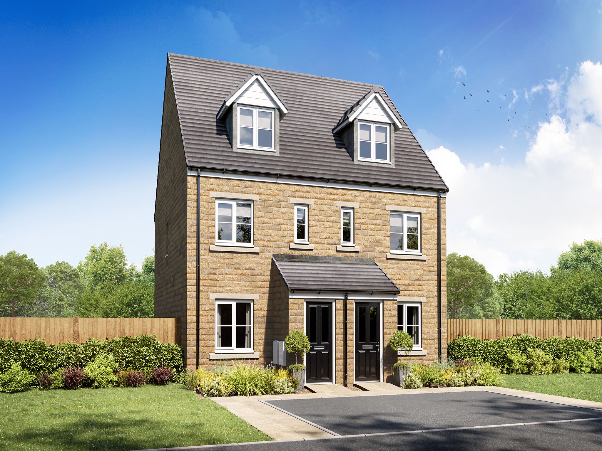 New home, 3 bed end terrace house for sale in "The Winderemere" at