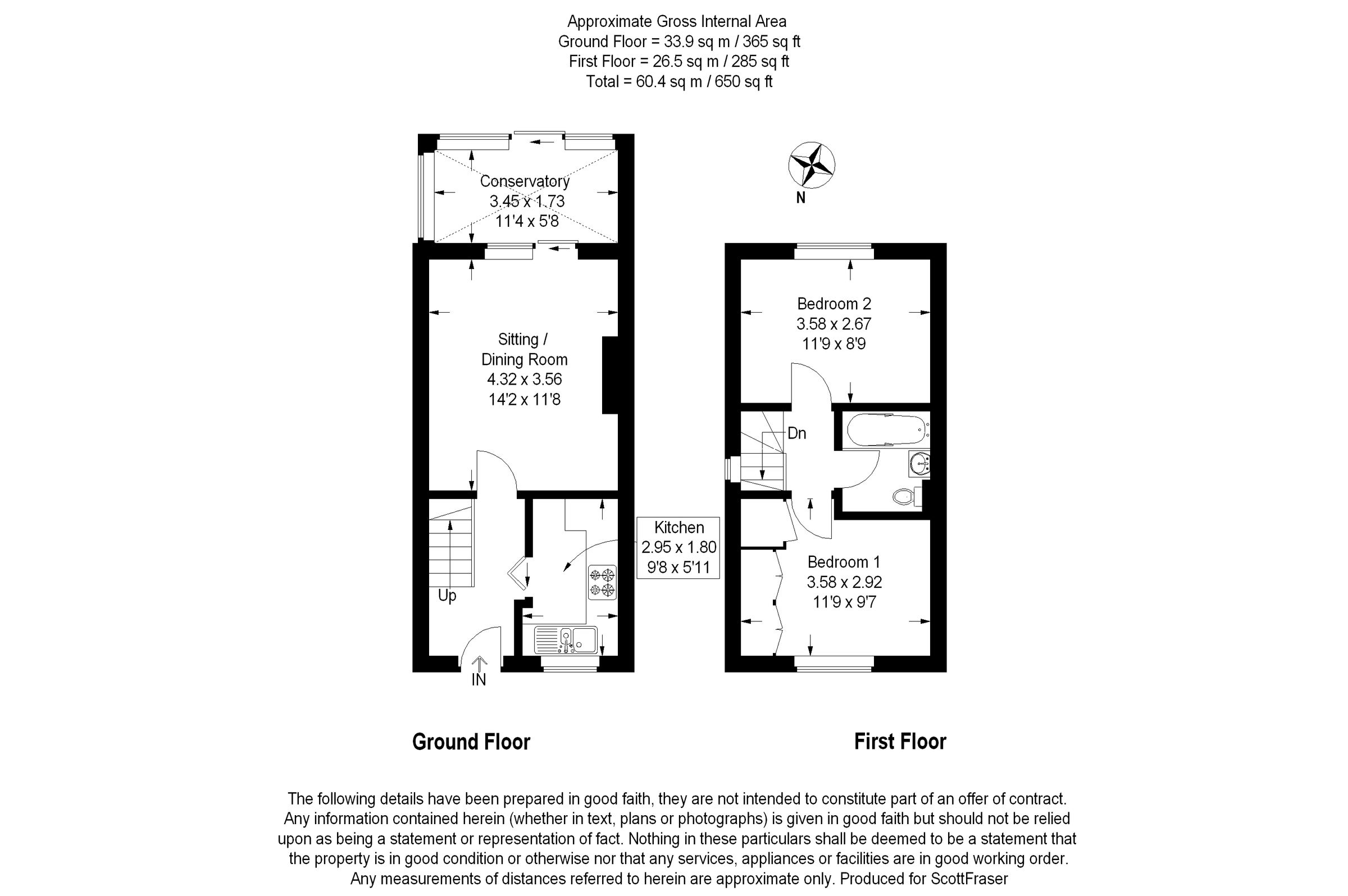 2 bed end terrace house to rent in The Beeches, Headington, Oxford OX3