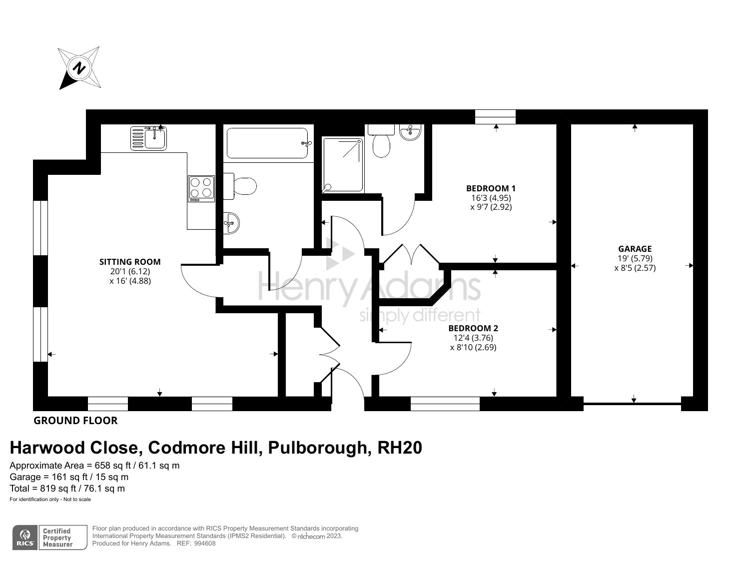 2 bed flat for sale in 1 Harwood Close, Codmore Hill, Pulborough, West Sussex RH20 Zoopla