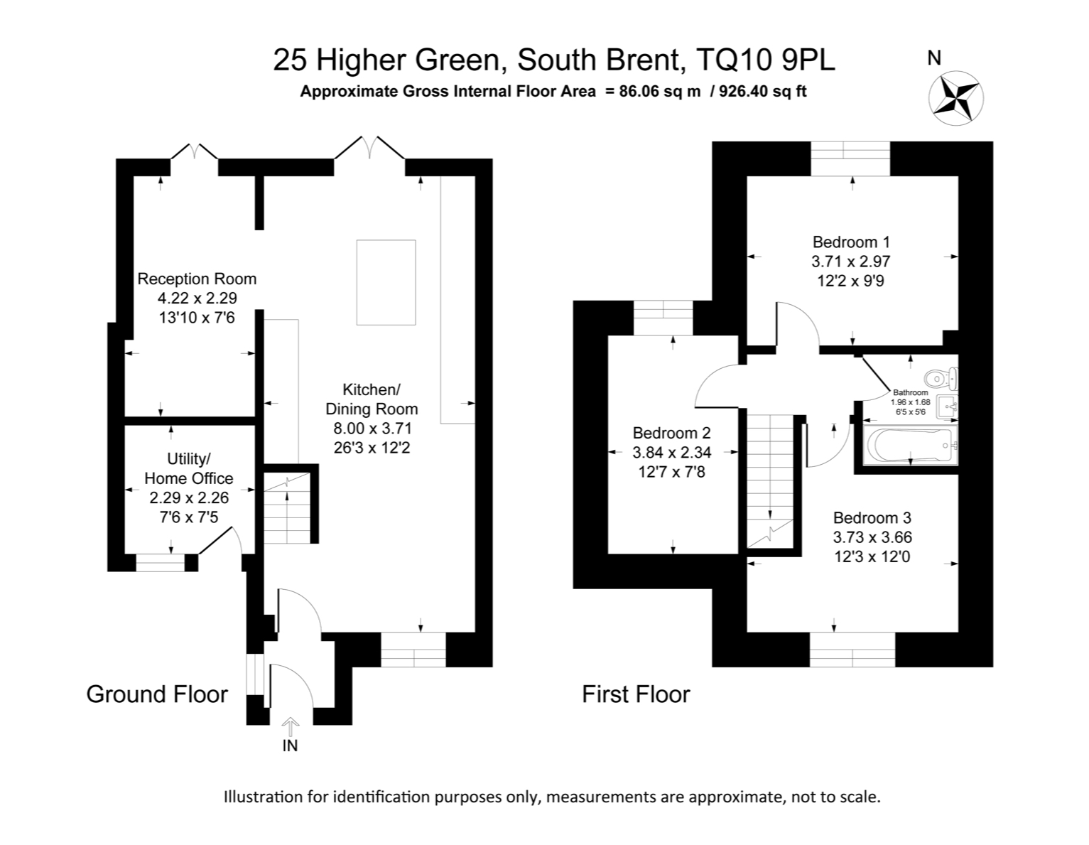 3 bed terraced house for sale in Higher Green, South Brent TQ10 Zoopla