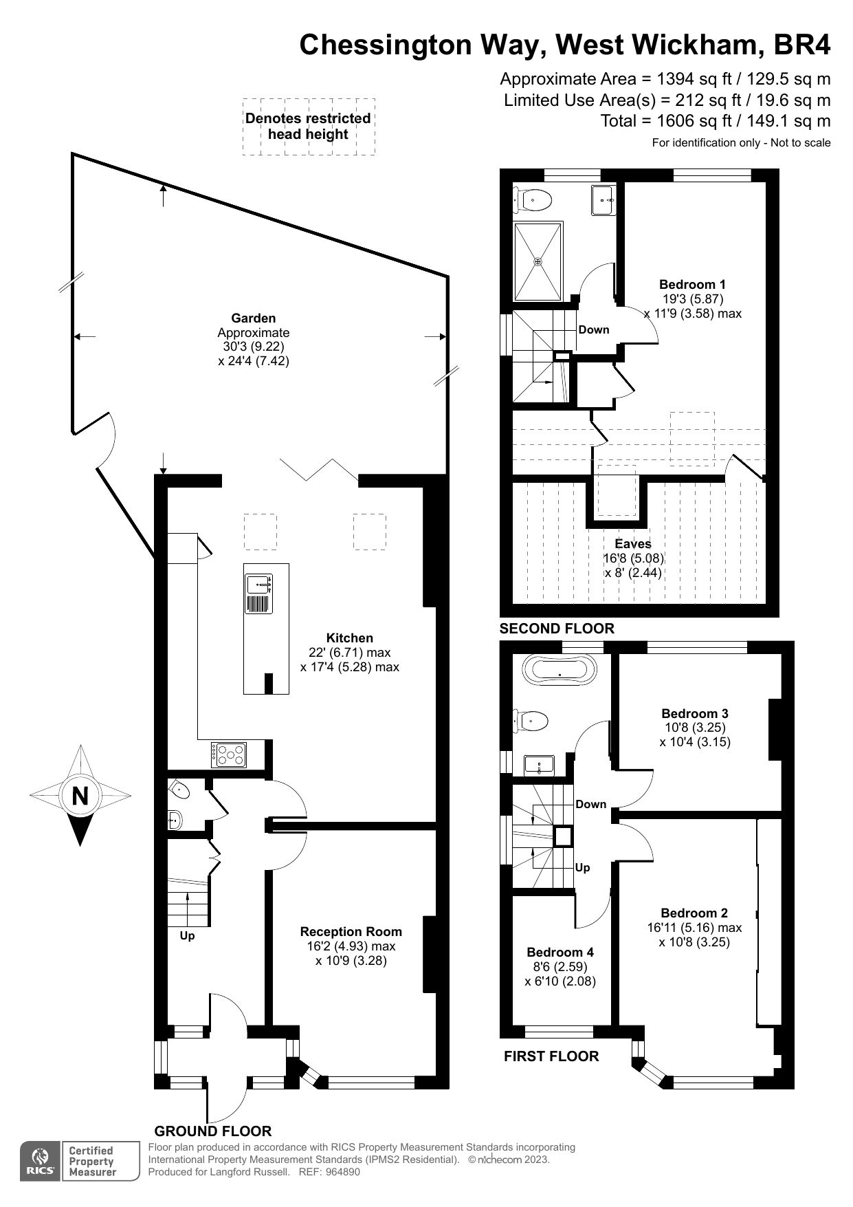 4 bed semidetached house for sale in Chessington Way, West Wickham BR4