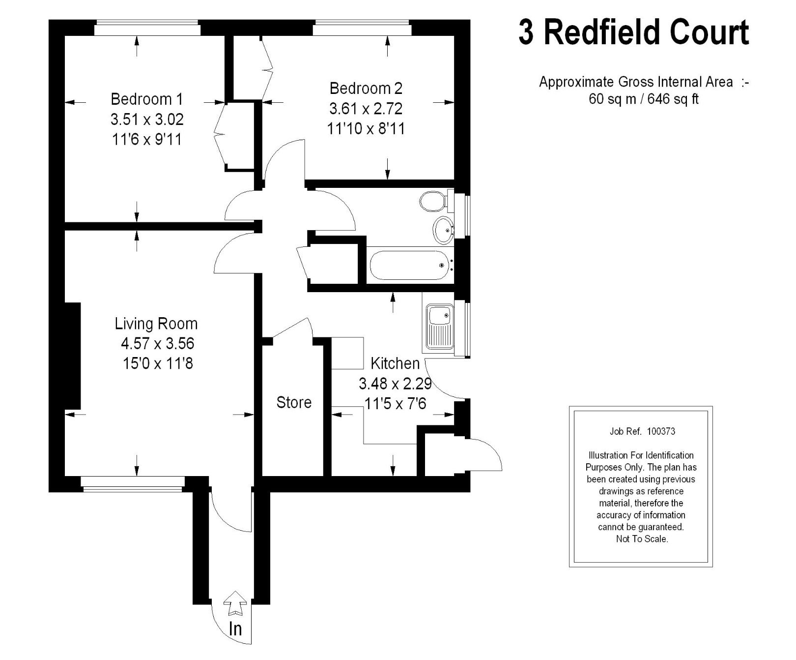 2 bed flat to rent in Redfield Court, Newbury RG14 Zoopla