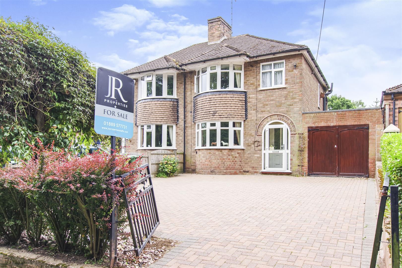 3 bed semidetached house for sale in Kingsley Wood Road, Rugeley WS15