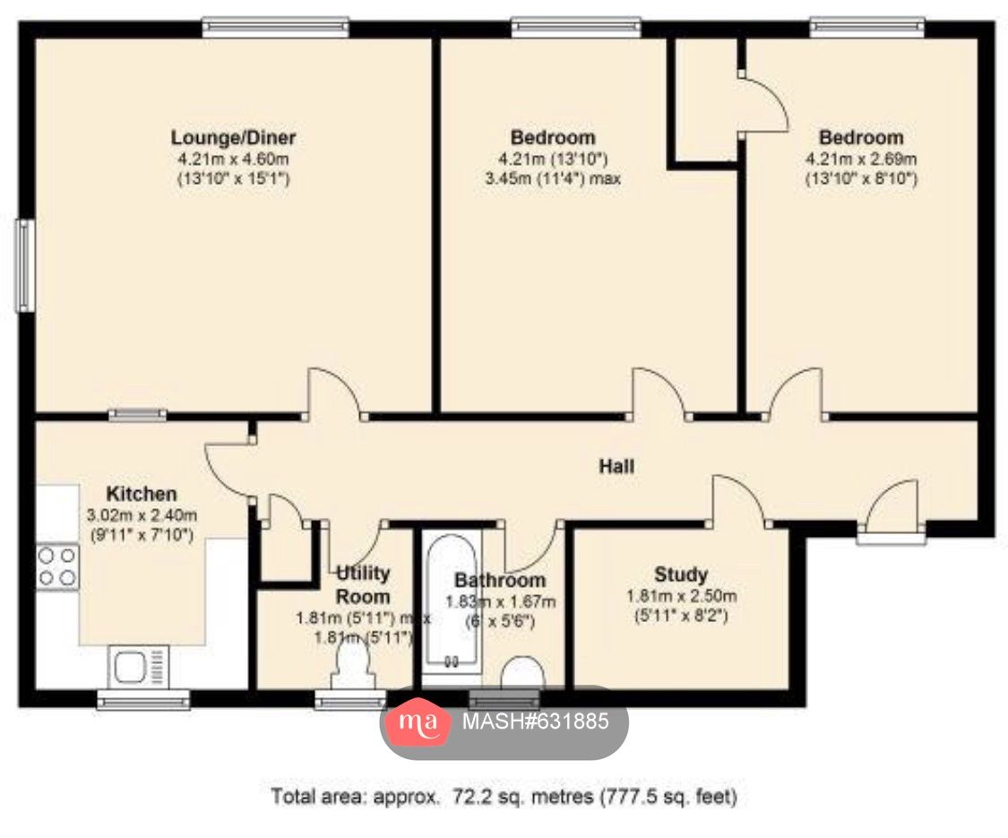 2 bed flat to rent in New Road, Datchet, Slough SL3 Zoopla
