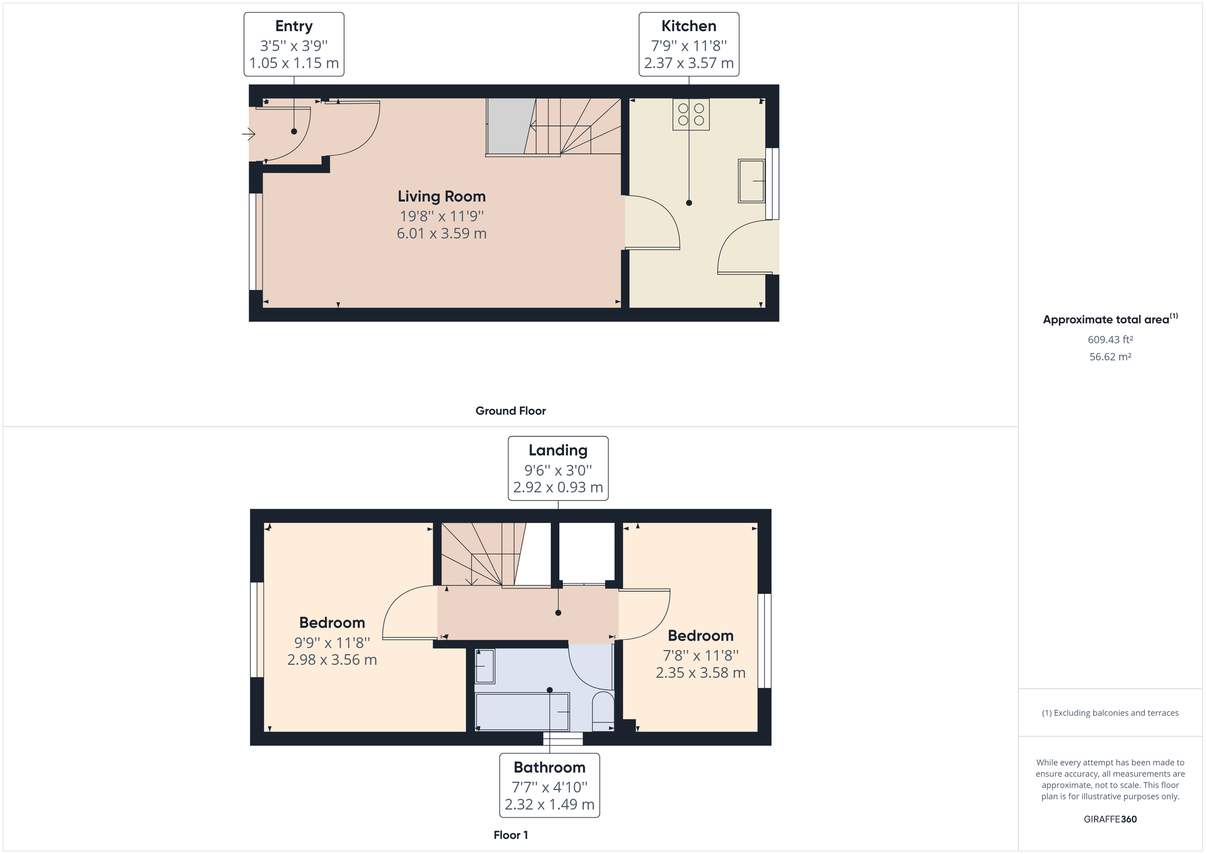 2 bed end terrace house for sale in El Alamein Way, Bradwell, Great