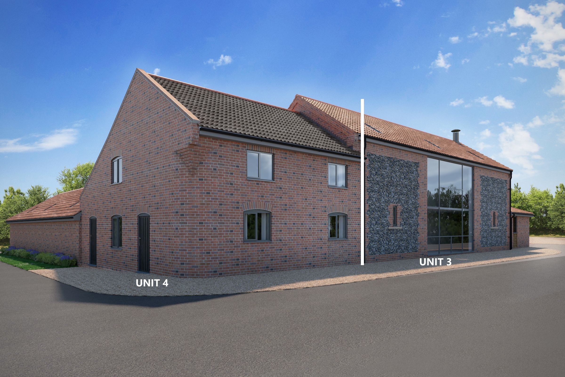 New home, 4 bed barn conversion for sale in High Barn Farm, Winterton