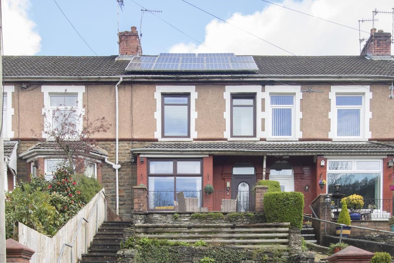 3 bed terraced house for sale in Caerllwyn Terrace, Ynysddu, Newport