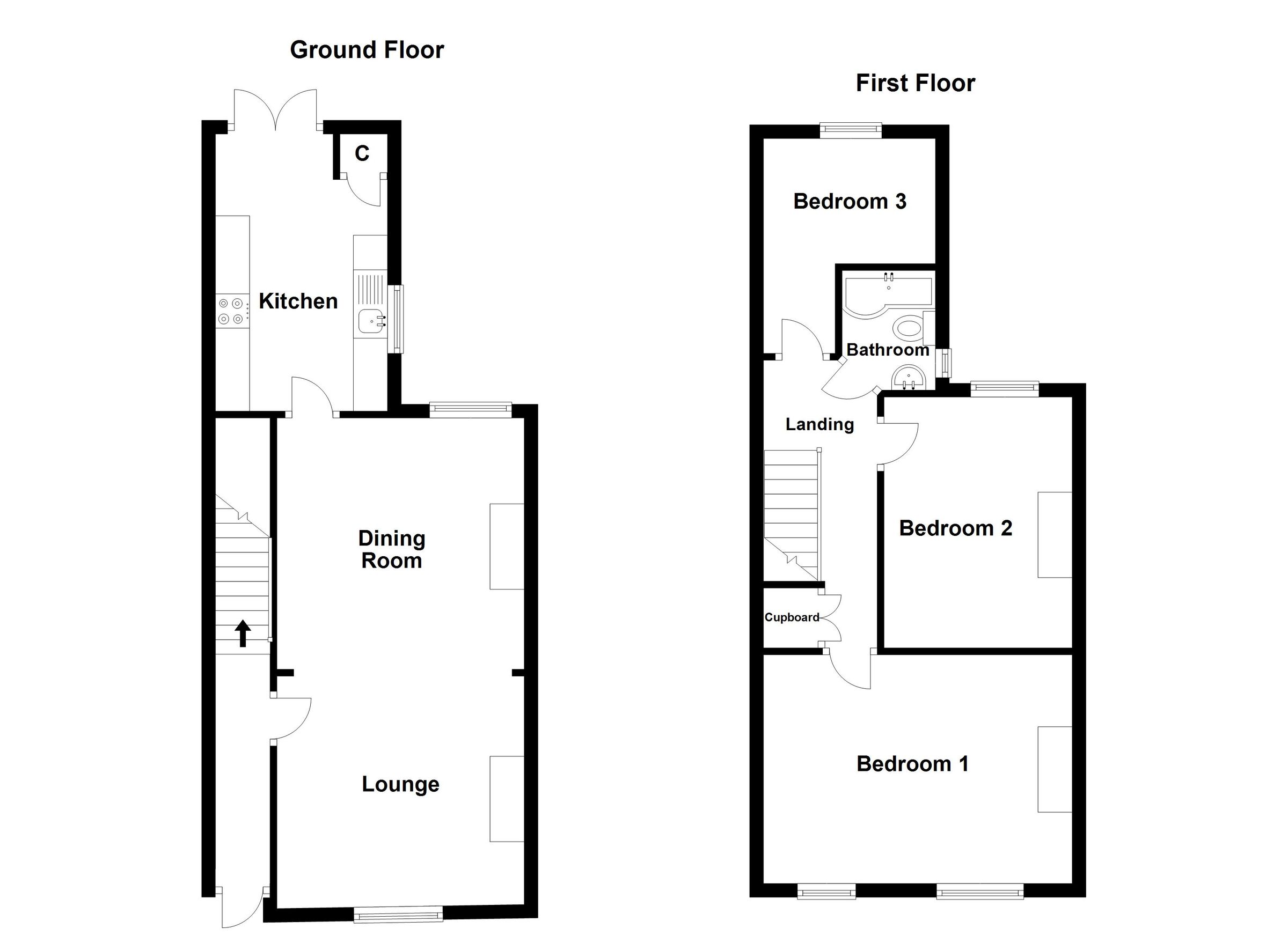 3 bed semidetached house for sale in Compton Road, Colchester, Essex