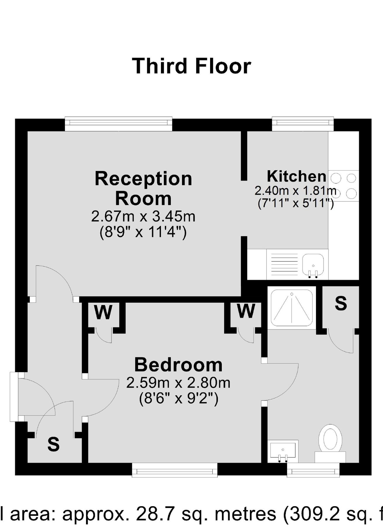 1 bed flat for sale in Beaumont Place, Isleworth TW7 Zoopla