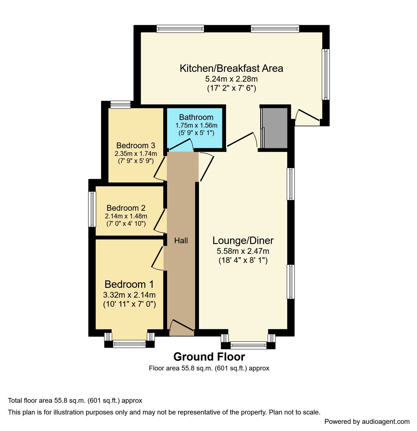 3 bed bungalow for sale in Broomhill, HettonLeHole, Houghton Le
