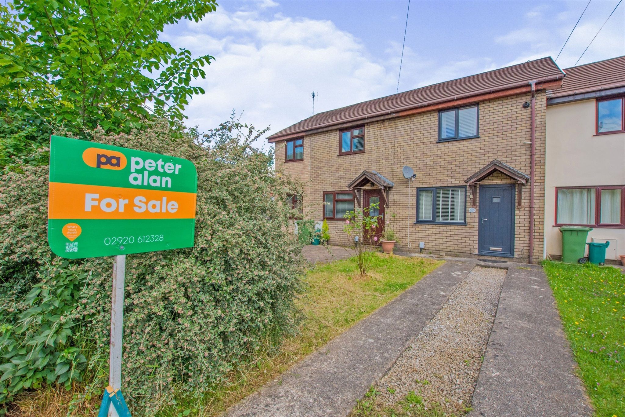 2 bed terraced house for sale in GlanYFfordd, Taffs Well, Cardiff