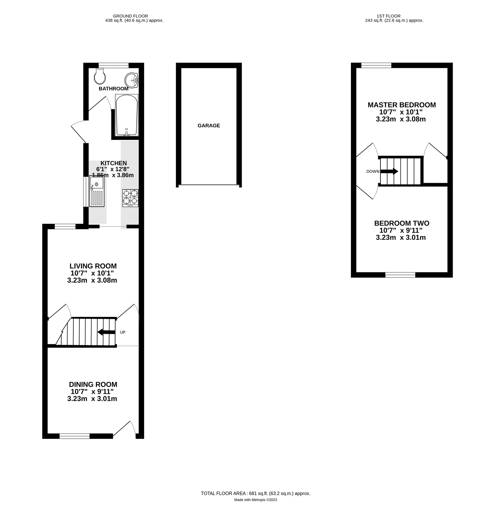 2 bed terraced house for sale in Edgehill Street, Reading, Berkshire