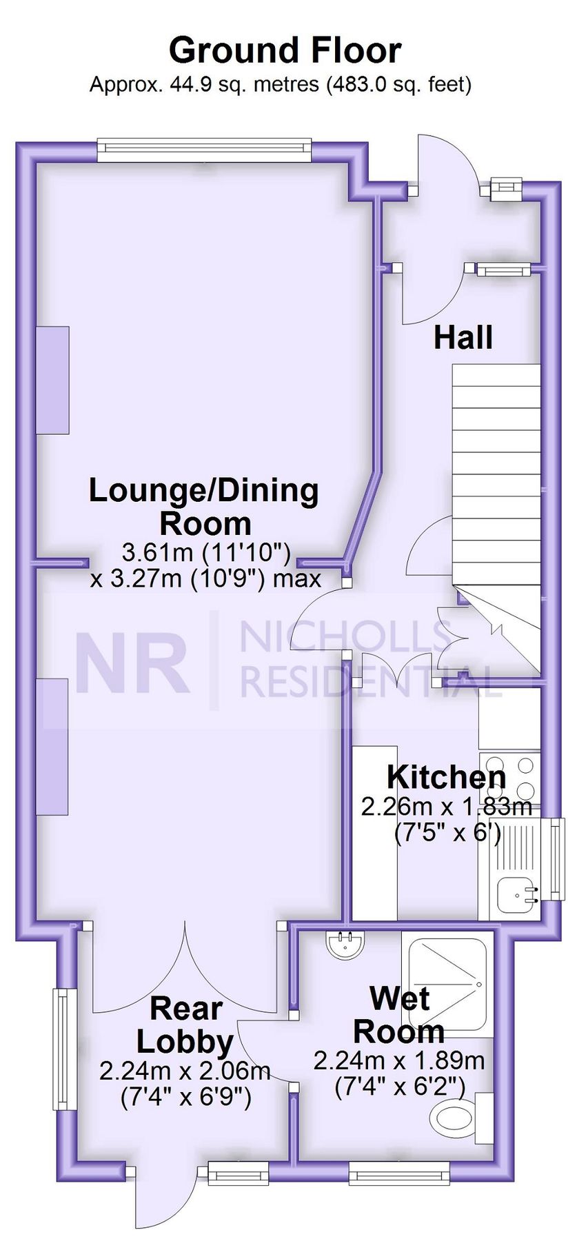 3 bed end terrace house for sale in Roebuck Road, Chessington, Surrey. KT9 Zoopla