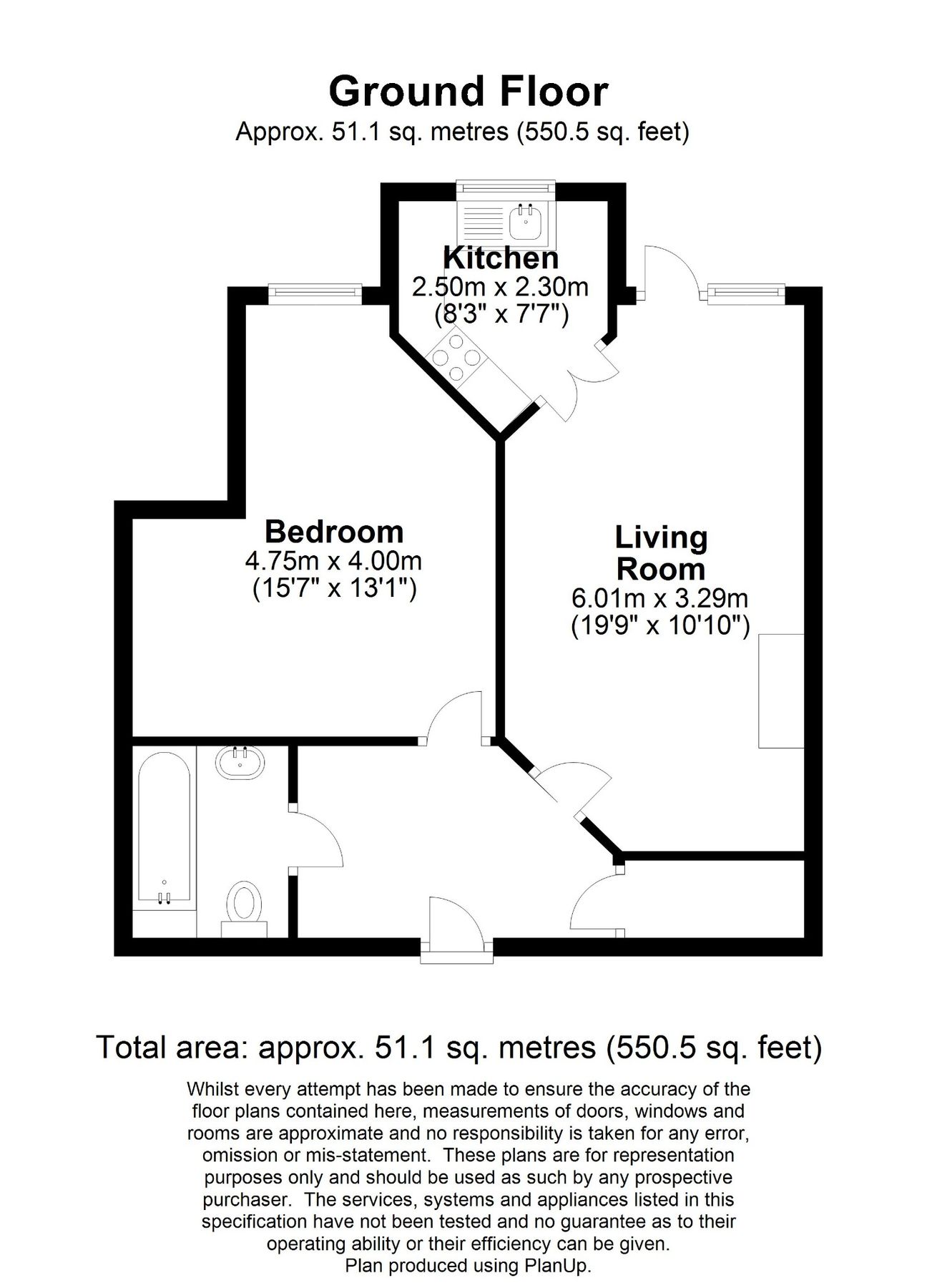1 bed property for sale in Ground Floor Flat, Hart Dene Court, Bagshot