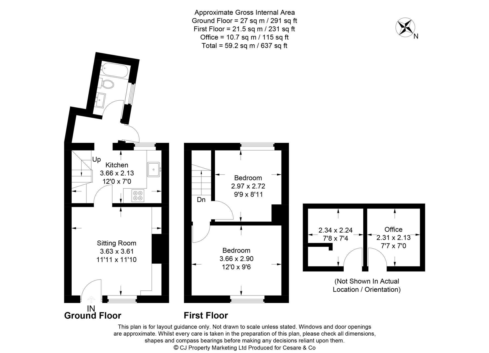 2 bed cottage for sale in Cheddington Road, Pitstone, Leighton Buzzard