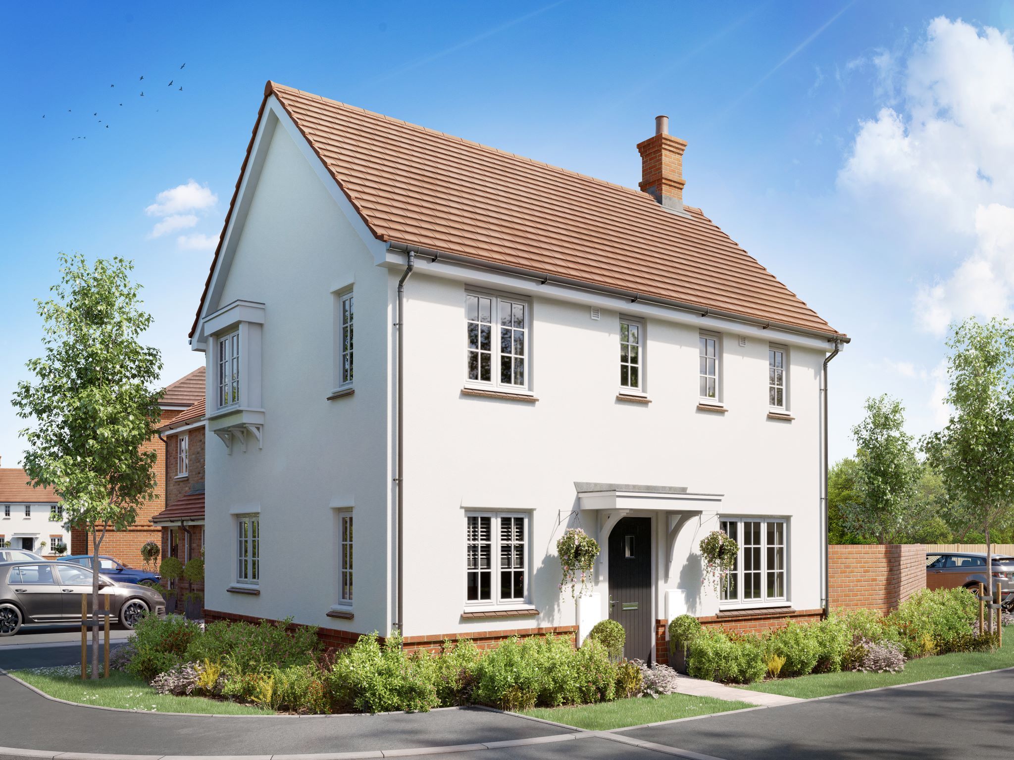 New home, 3 bed detached house for sale in "The Lockwood Corner" at