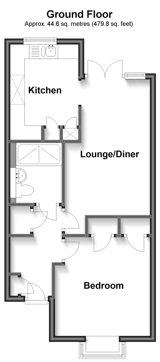 1 bed semidetached bungalow for sale in Crofton Road, London E13 Zoopla