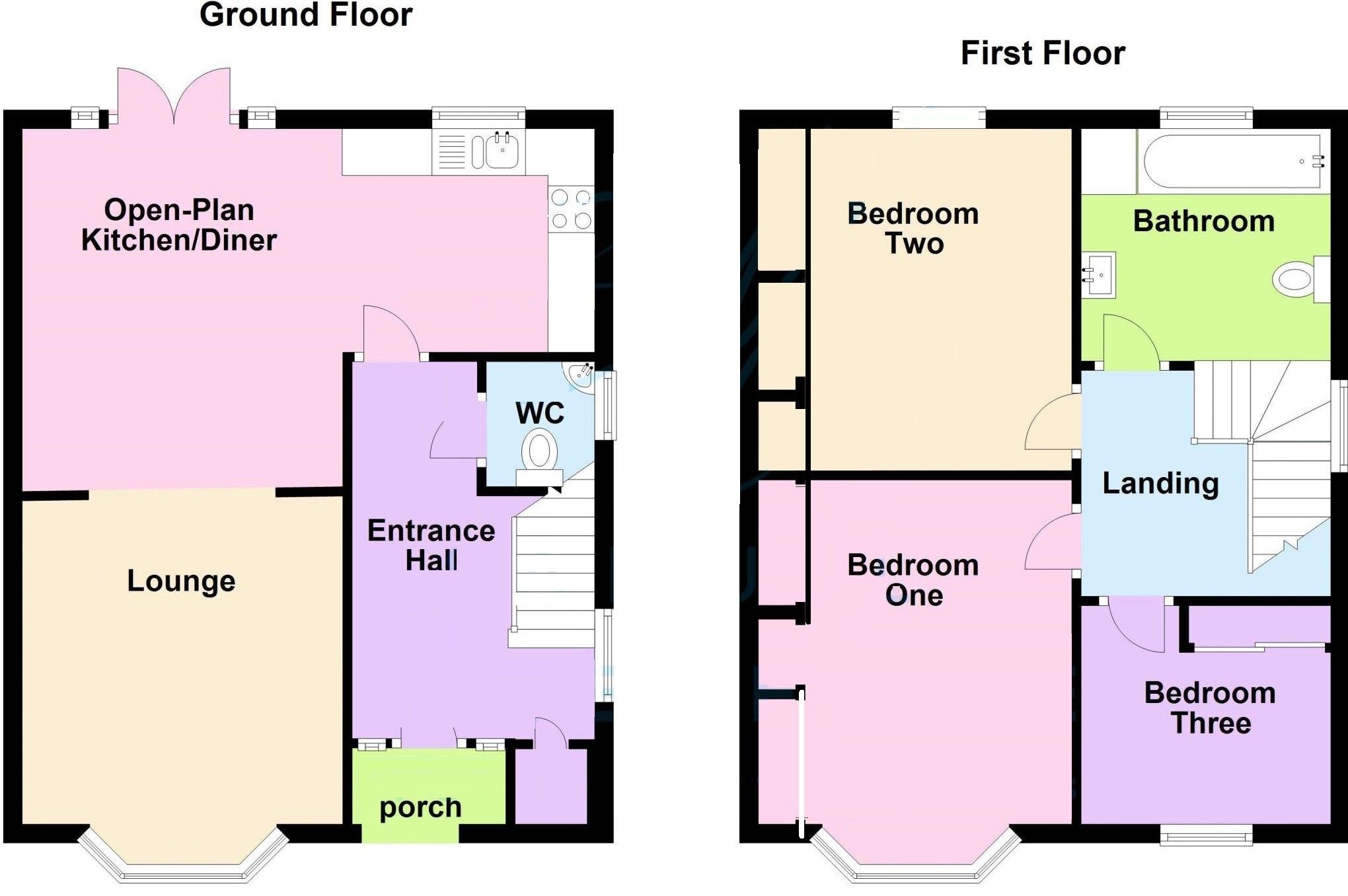 3 bed semidetached house for sale in Marina Drive, May Bank, Newcastle