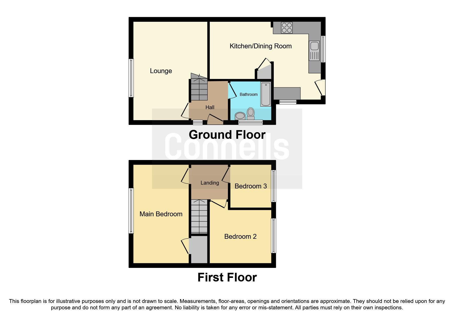 3 bed semidetached house for sale in Meadow Walk, Higham Ferrers