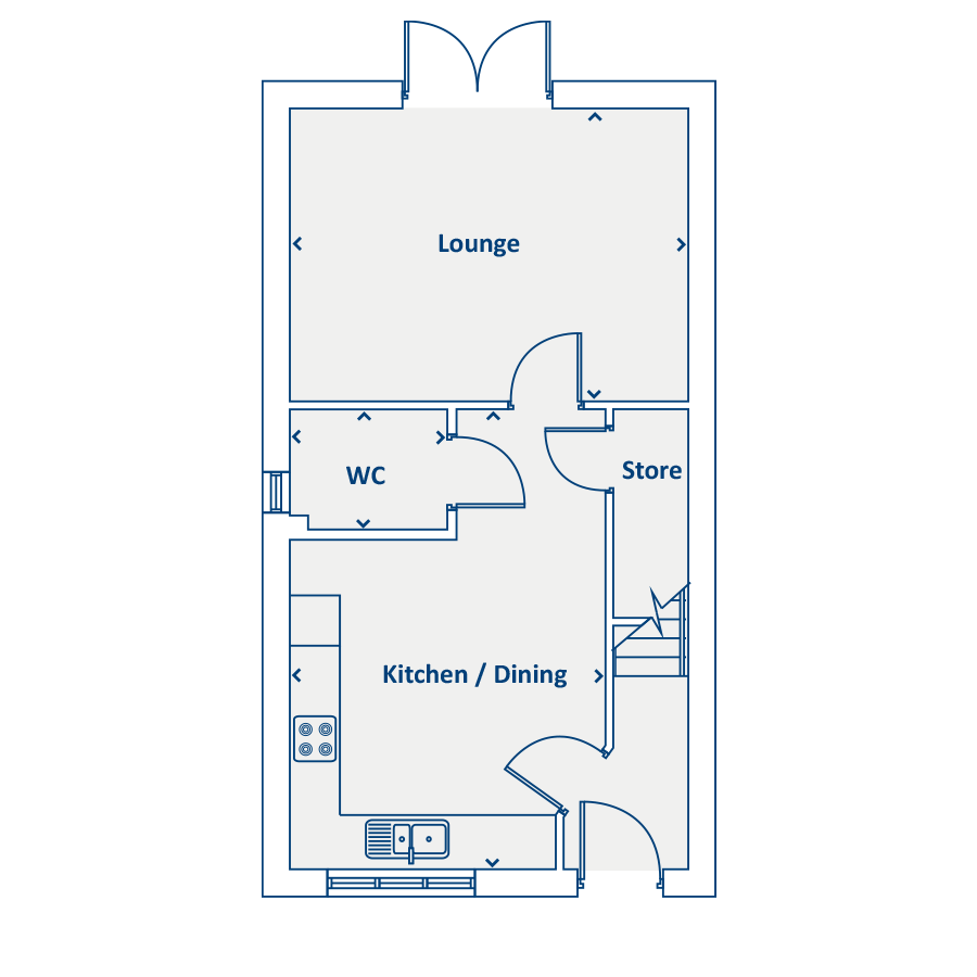 New home, 3 bed property for sale in "The Berkley" at Harwood Lane