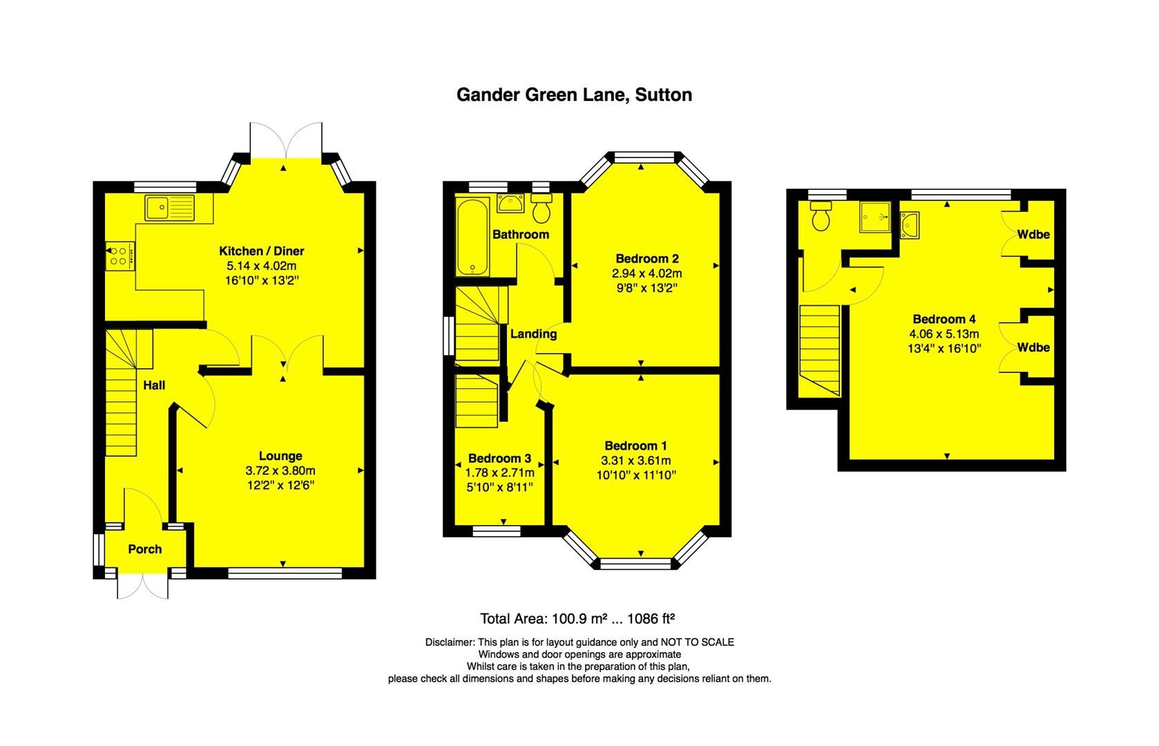 4 bed semidetached house for sale in Gander Green Lane, Cheam, Sutton