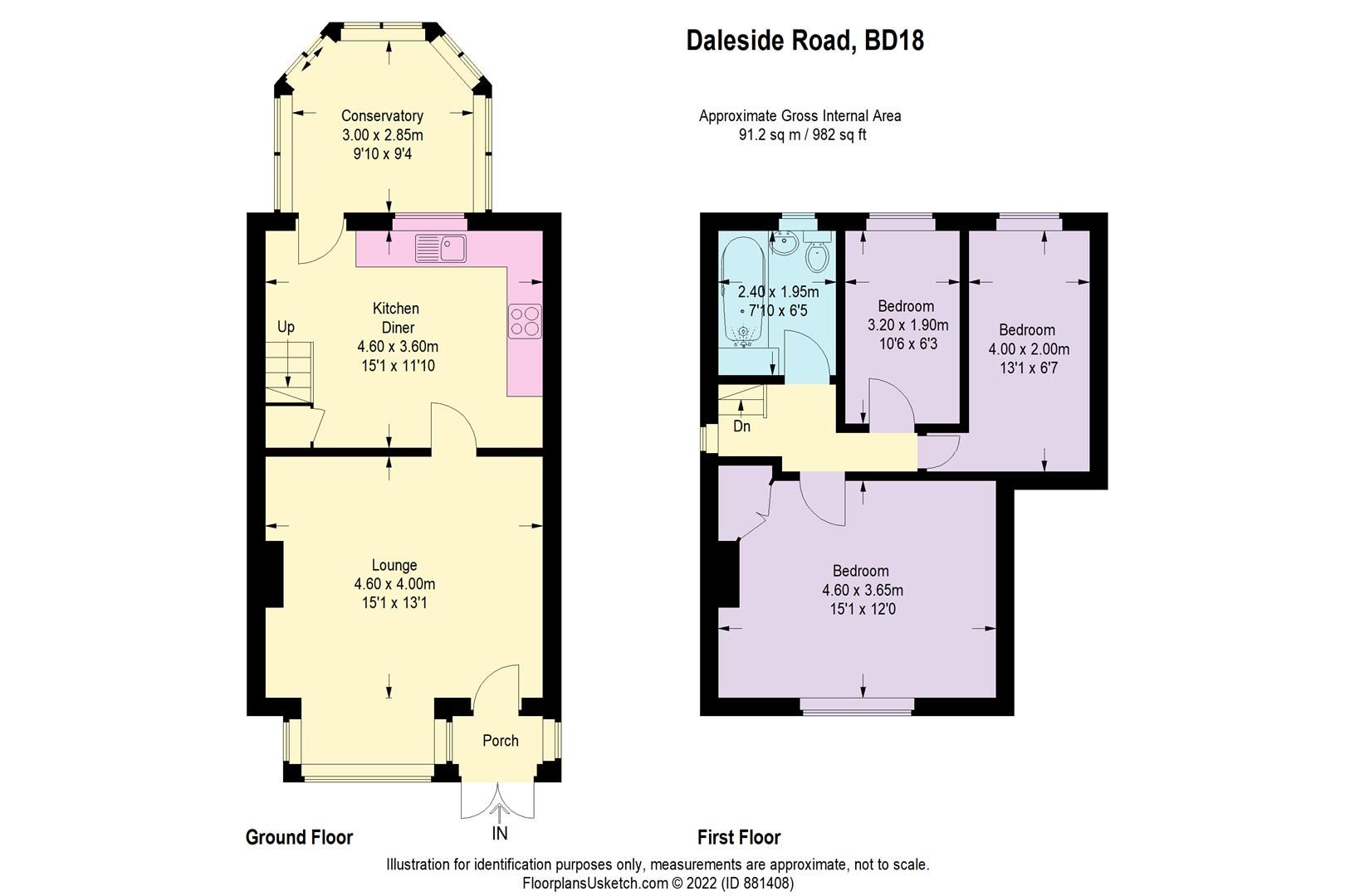 3 bed town house for sale in Daleside Road, Shipley BD18 Zoopla