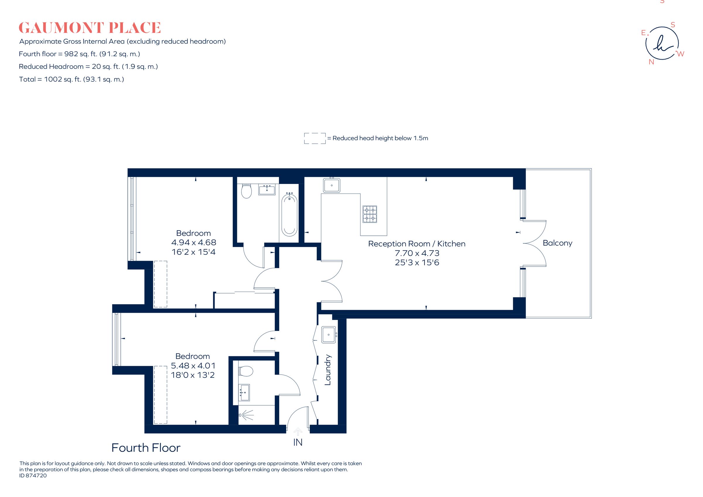2 bed flat for sale in Gaumont Place, London SW2 Zoopla