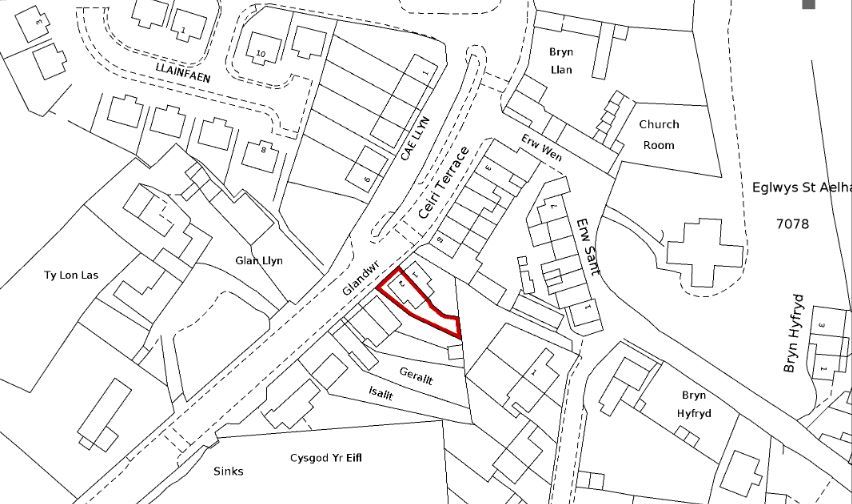 2 bed semidetached house for sale in Llanaelhaearn, Caernarfon LL54