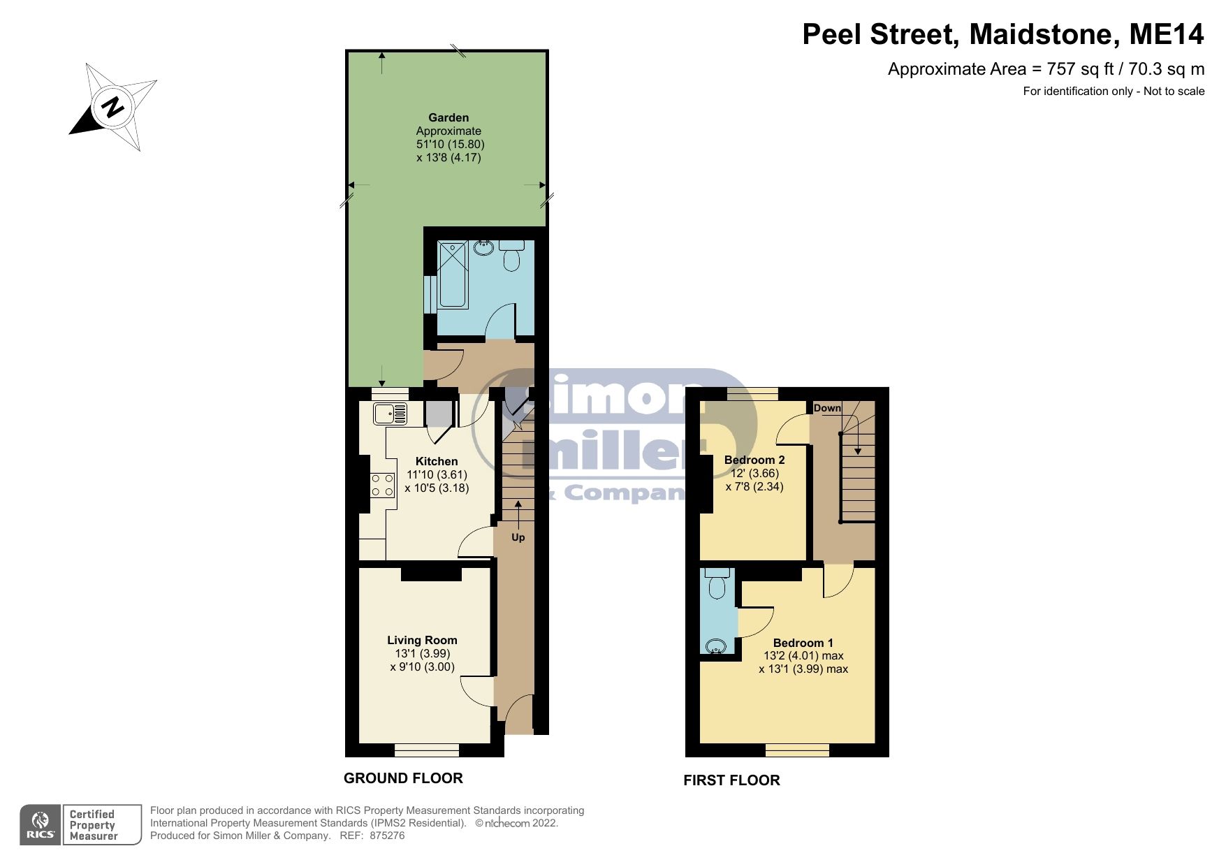 2 bed terraced house for sale in Peel Street, Maidstone ME14 Zoopla