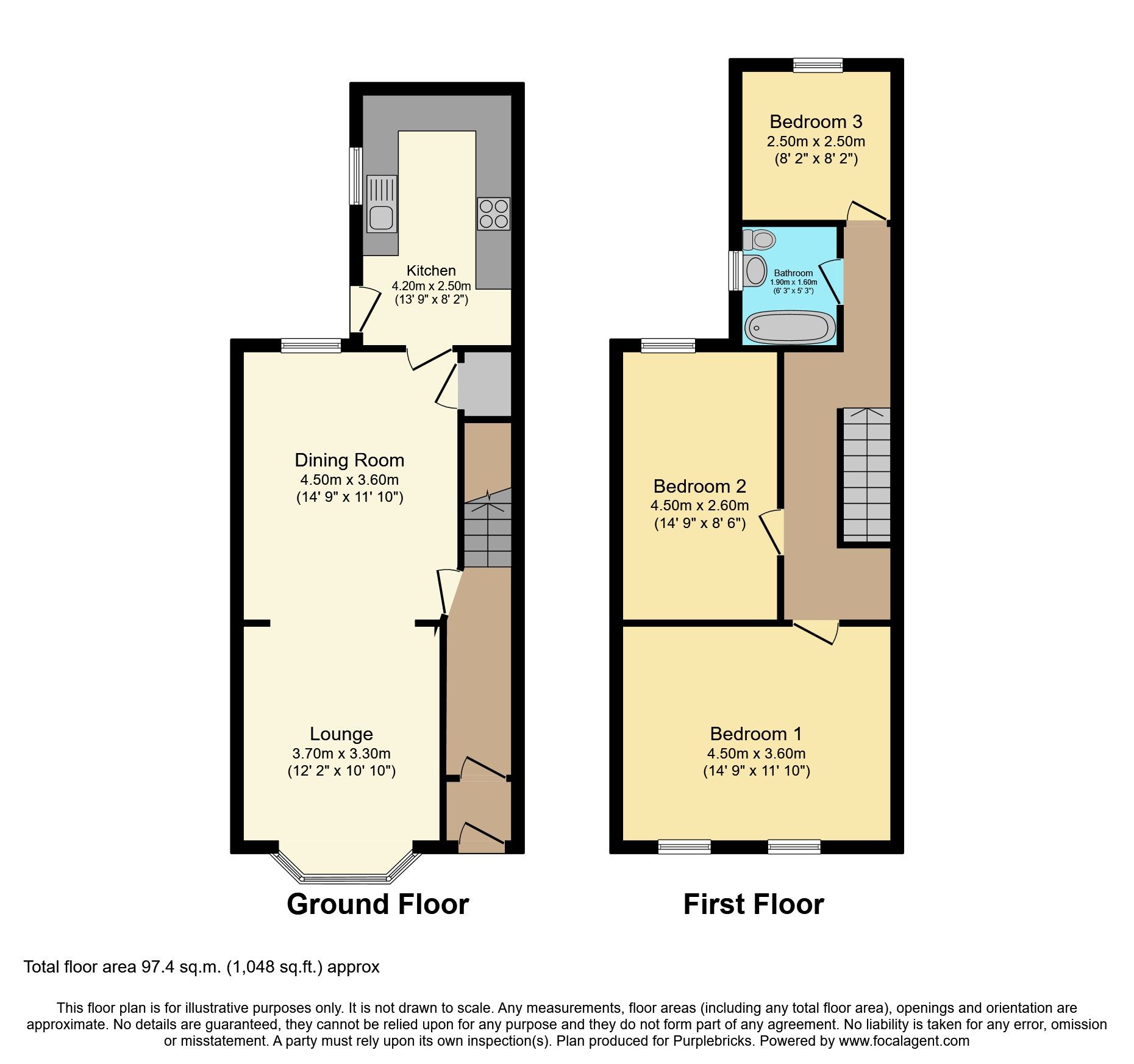 3 bed terraced house for sale in Springfield Road, Wigan WN6 Zoopla