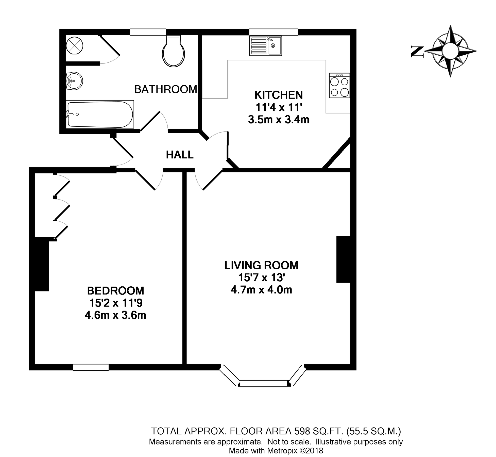 1 bed flat to rent in Reading Road, HenleyOnThames, Oxfordshire RG9