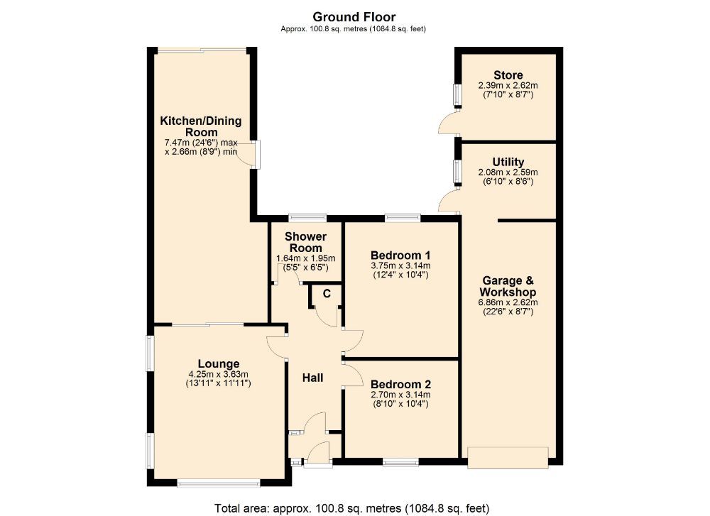 2 bed detached bungalow for sale in Spinney Hill Crescent, Parklands