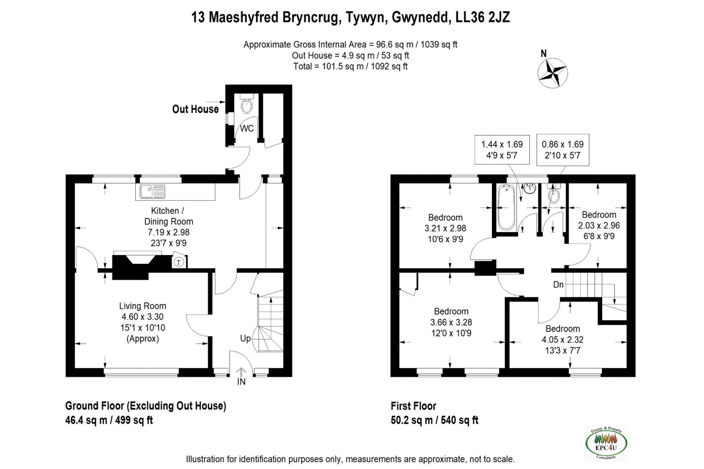 4 bed terraced house for sale in Maes Hyfryd, Bryncrug, Tywyn LL36 Zoopla