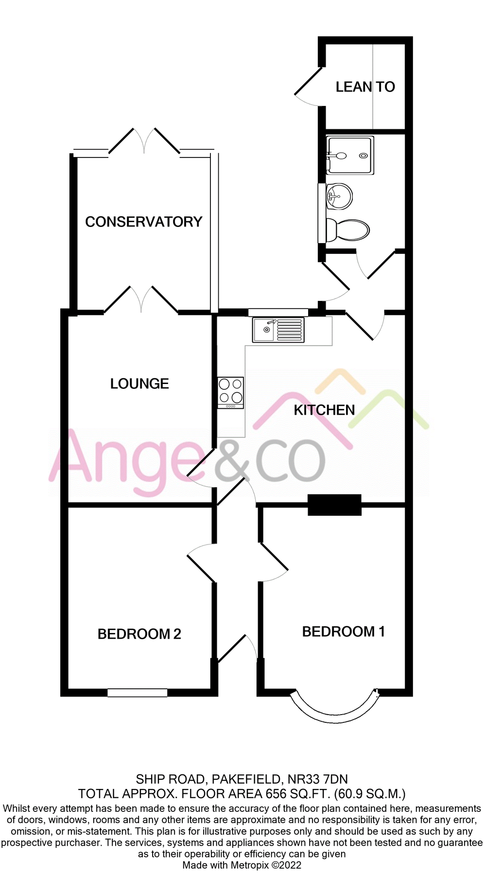 2 bed terraced bungalow for sale in Ship Road, Pakefield, Lowestoft NR33 Zoopla