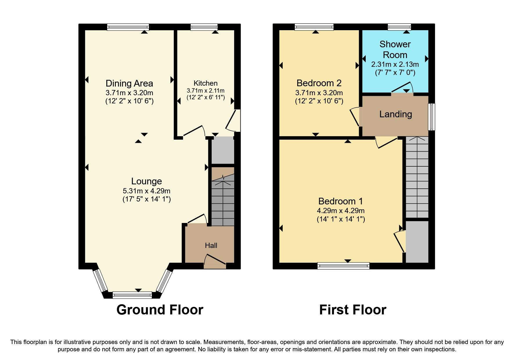 2 bed semidetached house for sale in Strowan Street, Sandyhills