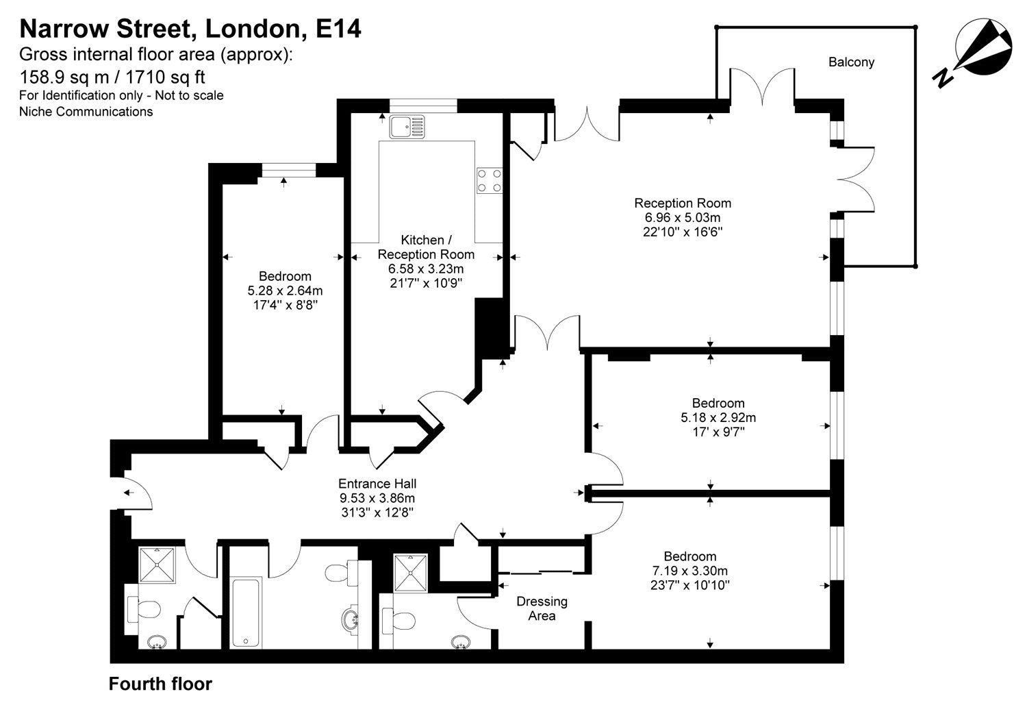 3 bed flat to rent in 108124 Narrow Street, Limehouse, London E14 Zoopla
