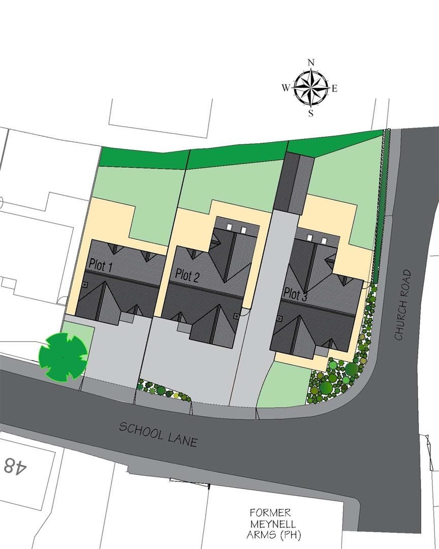 New home, 4 bed detached house for sale in School Lane, Ashley, Market