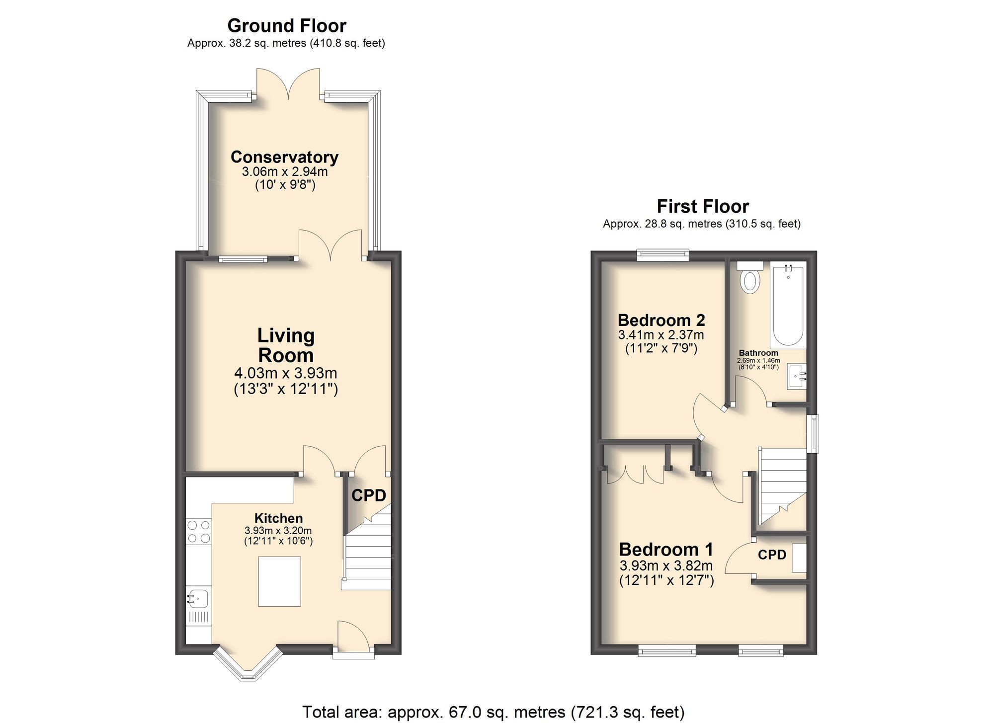 2 bed semidetached house for sale in Rose Hill Close, Mosborough S20