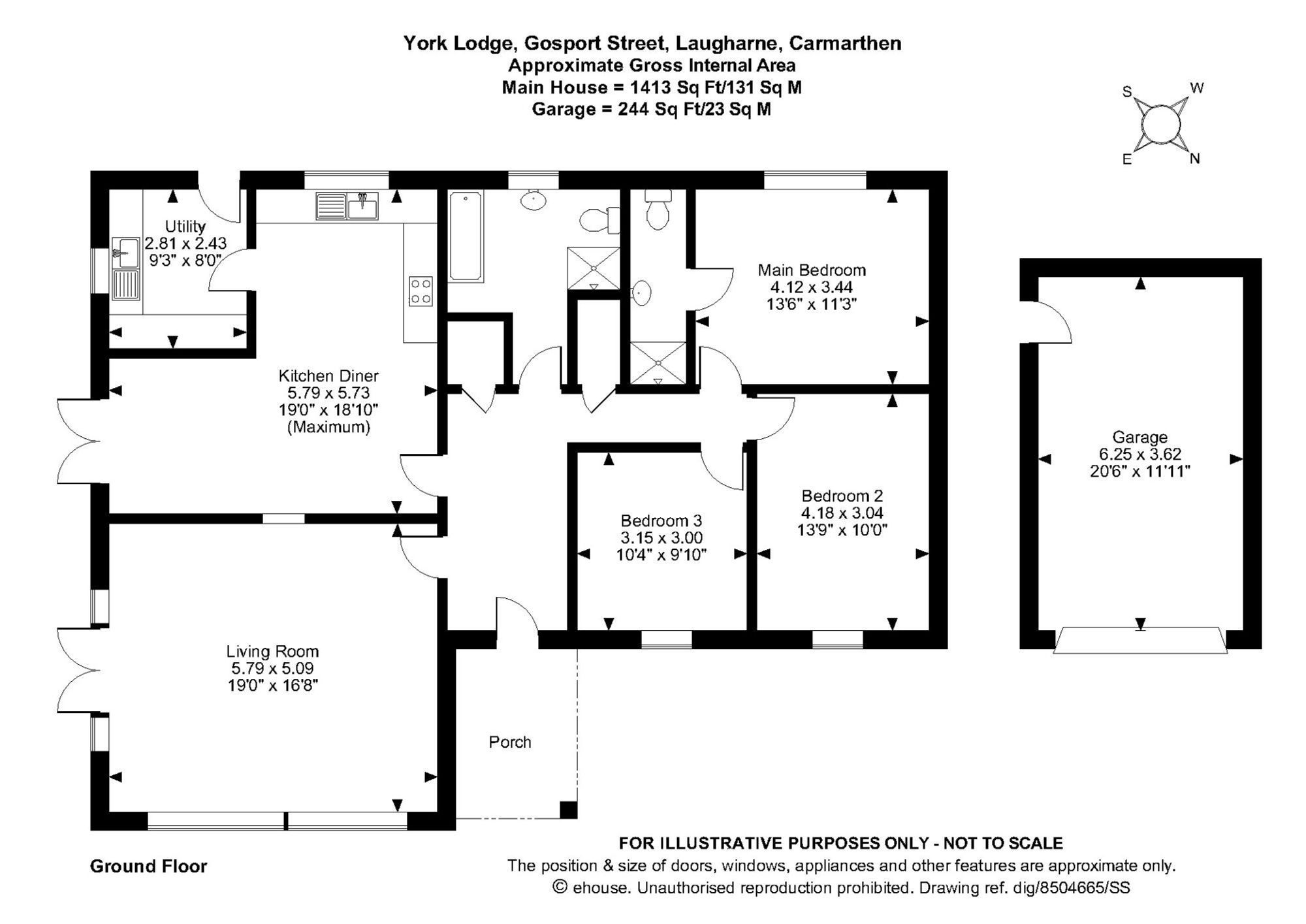 3 bed detached bungalow for sale in Gosport Street, Laugharne SA33 Zoopla