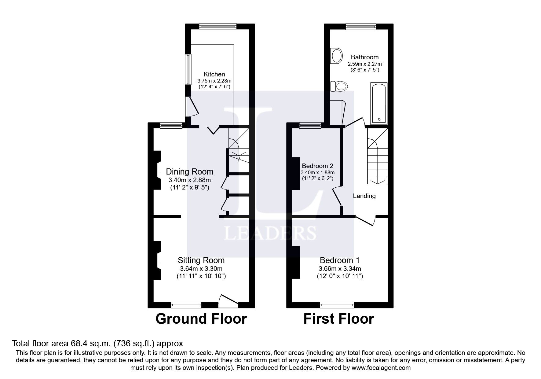 2 bed terraced house for sale in Bermuda Road, Cambridge