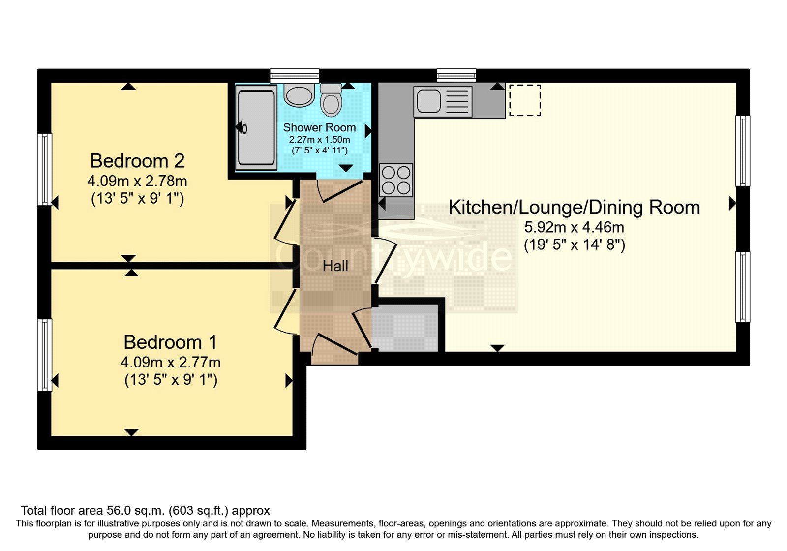 New home, 2 bed flat for sale in Marsden Cross, Higher Reedley Road