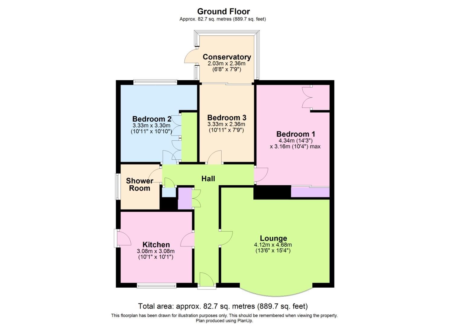 3 bed detached bungalow to rent in Valence Road, Orton Waterville