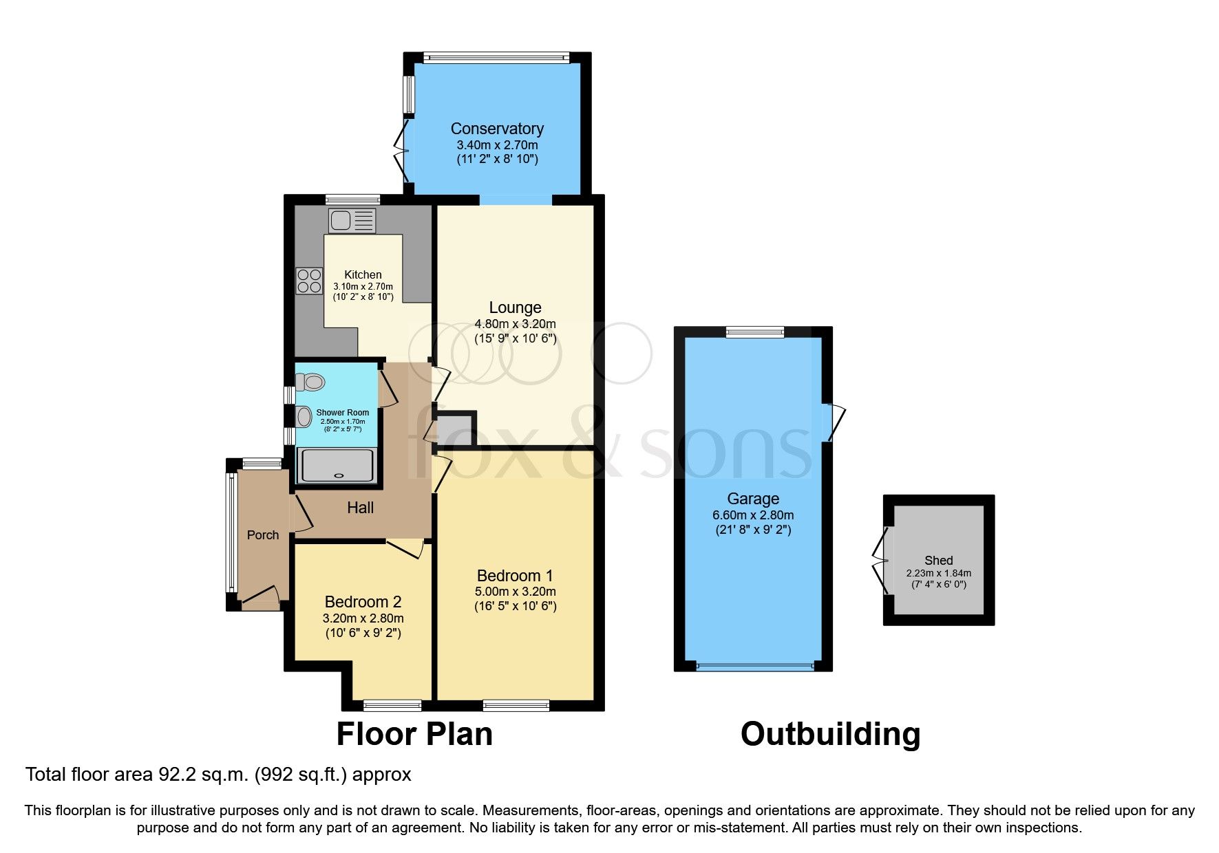 2 bed semidetached bungalow for sale in Test Road, Sompting, Lancing